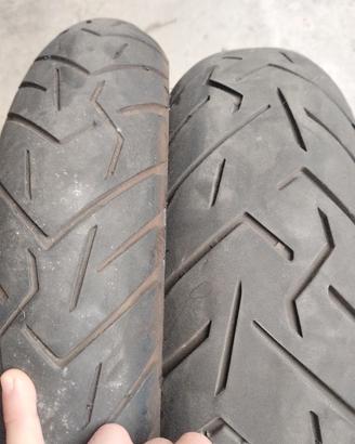 gomme Pirelli 170/60/17 e 120/70/19  usate