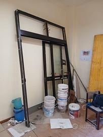 Vetrina per negozio o ufficio in ferro e vetro