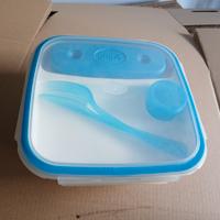 portaprenzp quadrato + portapranzo rettangolare