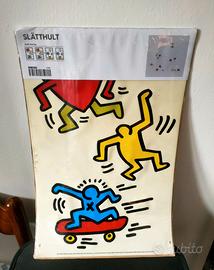 keith haring adesivi murali slatthult IKEA pop art