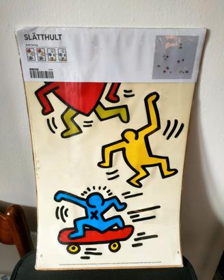 keith haring adesivi murali slatthult IKEA pop art