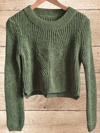 Maglione corto donna lana. Taglia S. Come nuovo.