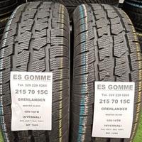 2 gomme 215 70 15c GRENLANDER INV RIF1099