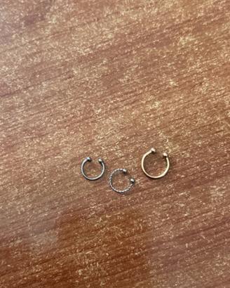 Piercing finti per naso Crazy Factory