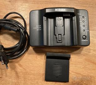 Caricabatterie rapido originale NIKON MH-21 EN-EL4