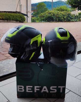 Coppia di caschi moto BEFAST
