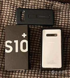Samsung Galaxy S10 Plus 128 GB Prisma White+cover