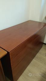 cassettiera in legno massello 