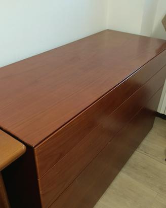 cassettiera in legno massello 