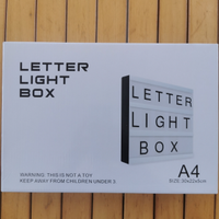 Lavagna luminosa con 96 lettere & simboli