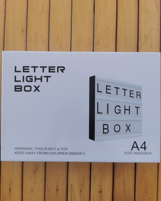 Lavagna luminosa con 96 lettere & simboli