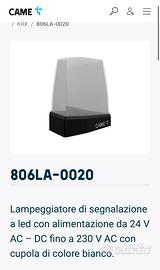 Lampeggiante cancello came