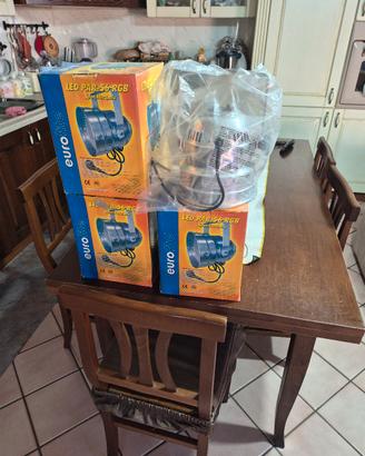 4 Fari PAR 56 LED DMX 