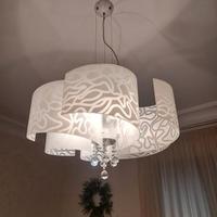 LAMPADARIO MODERNO IN VETRO 