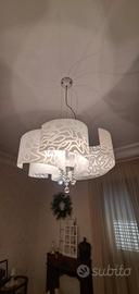 LAMPADARIO MODERNO IN VETRO 