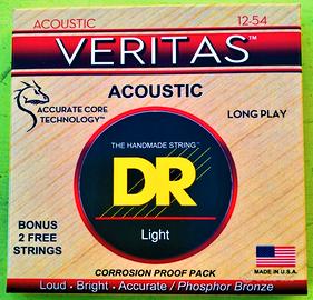 DR VERITAS ACOUSTIC 12-54 (2 CORDE GRATUITE)