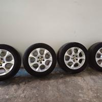Cerchi e gomme Alfa 159.