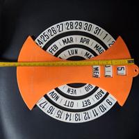 CALENDARIO PERPETUO DA PARETE CIRCOLARE PUBBLICITA