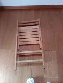 sedia in legno 