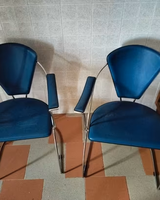 Coppia di sedie vintage Linda design Arrben