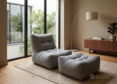 Poltrona e pouf