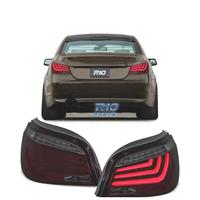 FANALI BMW E60 03-07 LED ROSSO AFFUMICATO 4 PORTE