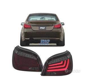 FANALI BMW E60 03-07 LED ROSSO AFFUMICATO 4 PORTE