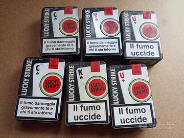 lotto 6 portasigarette Lucky Strike