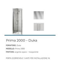 Box doccia “disp. Varie marche, modelli e misure”