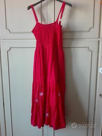 Vestito rosso ciliegia