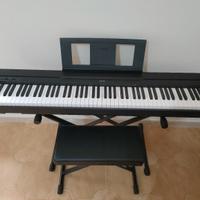 Yamaha digital piano P-45, sostegno e sedile