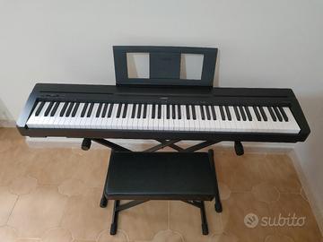 Yamaha digital piano P-45, sostegno e sedile