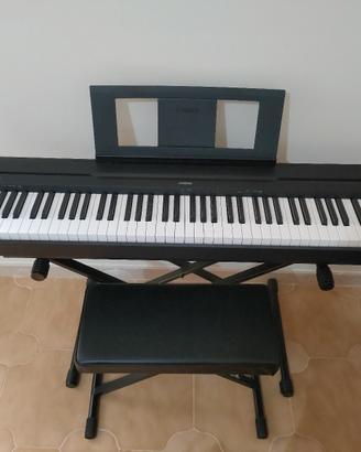 Yamaha digital piano P-45, sostegno e sedile