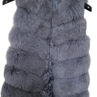 Pelliccia volpe gilet