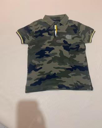 Polo Nukutavake mimetica camo NUOVA 10 anni