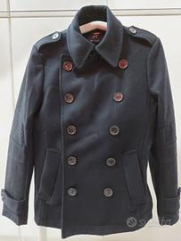 Cappottino imbottito Y.Two Blu Casual misura S