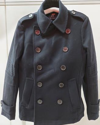 Cappottino imbottito Y.Two Blu Casual misura S