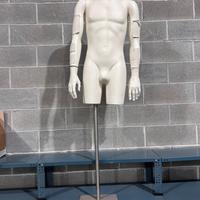 2 manichini plastica: uomo e donna