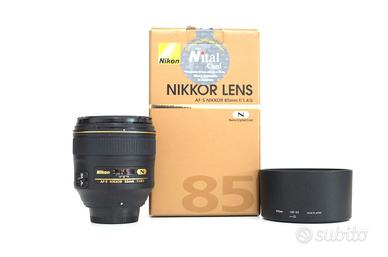 NIKON AF-S 85mm f1.4 G N - COME NUOVO