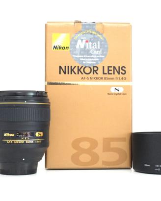 NIKON AF-S 85mm f1.4 G N - COME NUOVO