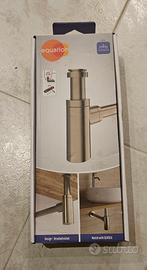 Sifone design colr nichel spazzolato