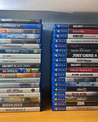 Lotto giochi per playstation 4