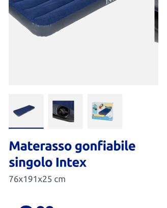 Materasso gonfiabile e pompa elettrica 
