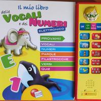 Libro elettronico per bimbi piccoli Vocali e Numer