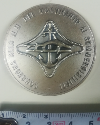 MONETA COMMEMORATIVA SOMMERGIBILISTI LaSpezia 1992