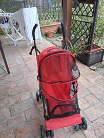 passeggino per cani max 10 kg