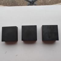 Trio piedoni smorzatori x componenti hifi grafite
