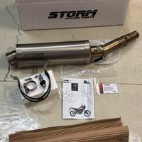 Scarico Storm By Mivv Oval per Yamaha Tenere 700