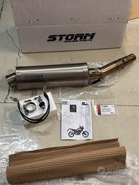 Scarico Storm By Mivv Oval per Yamaha Tenere 700