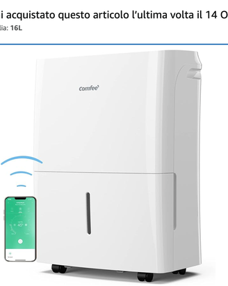 deumidificatore Comfee 16 L WIFI